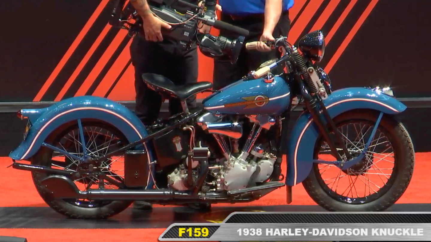 $132,000 | 1938 Harley-Davidson Knucklehead | Auction Link: Mecum