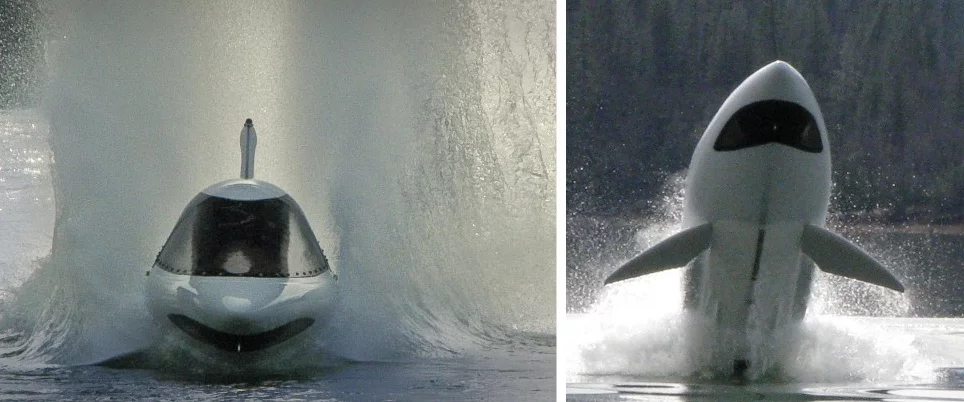 The Seabreacher X: admit it, you'd soil yourself if this came at you.