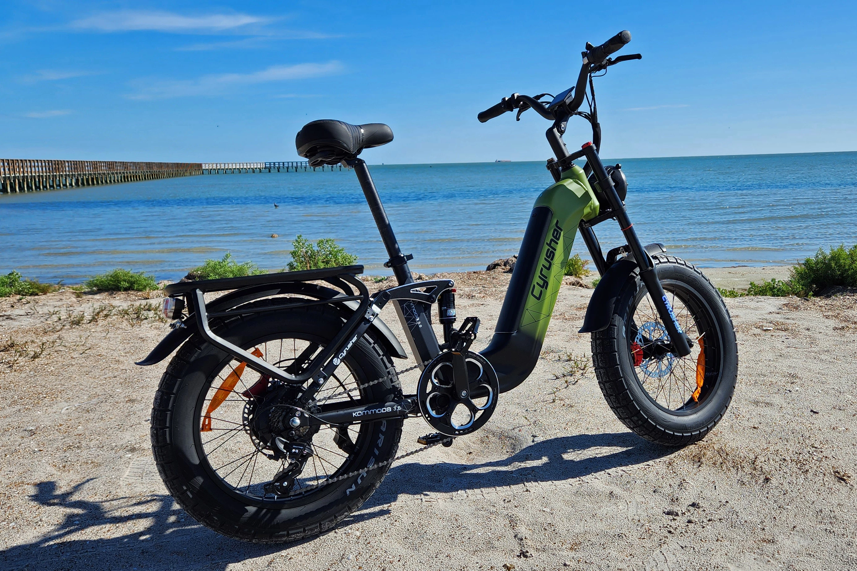 Those fat tires are pretty fantastic in the sand, no lie