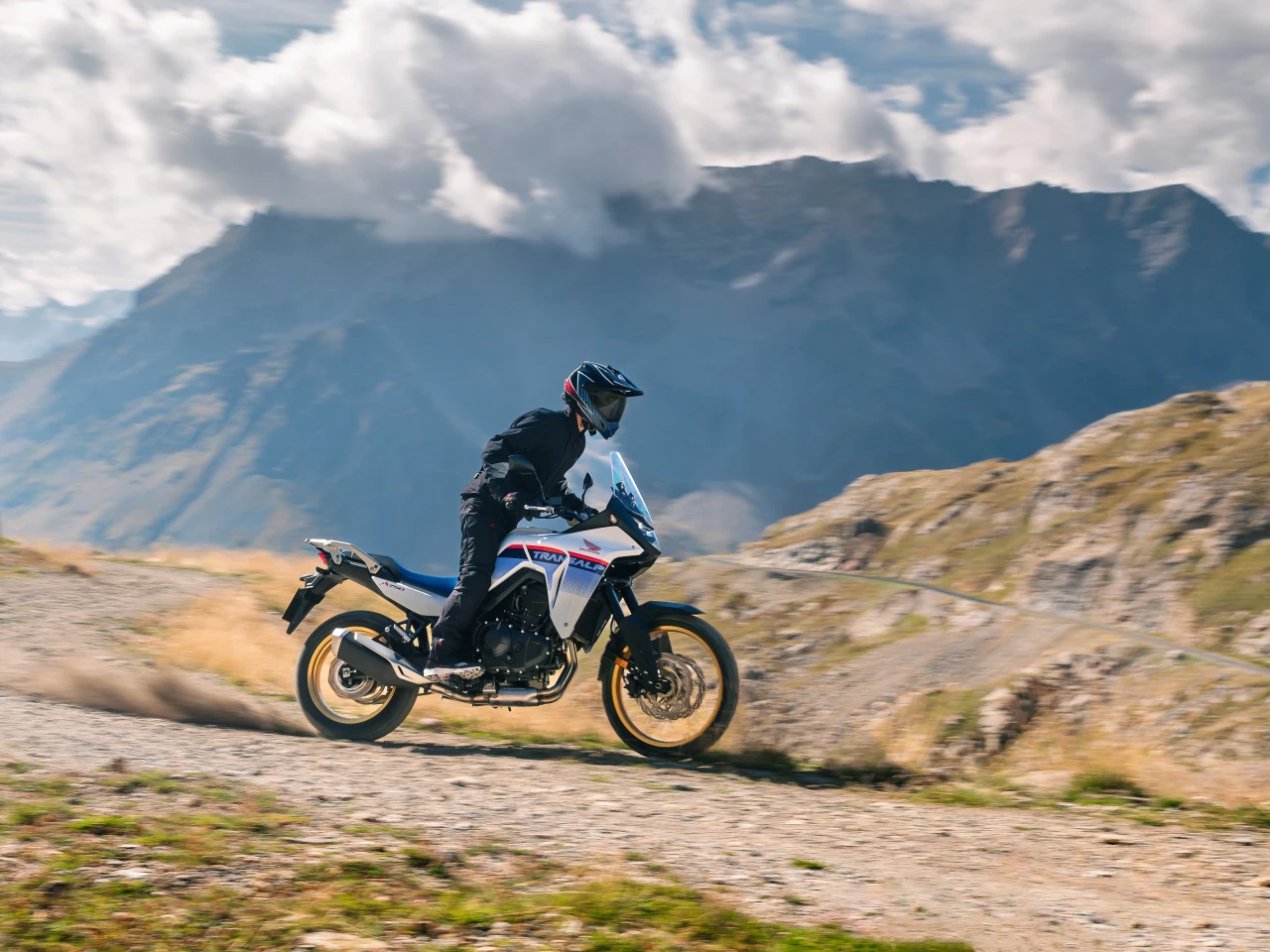 Going off-road on the 2023 Honda XL750 Transalp