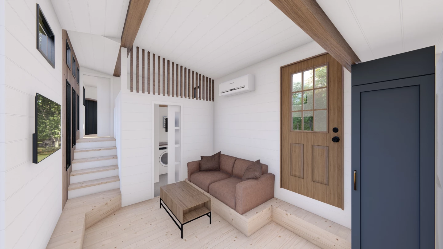 The True North Retreat's interior will measure 546 sq ft (50 sq m)