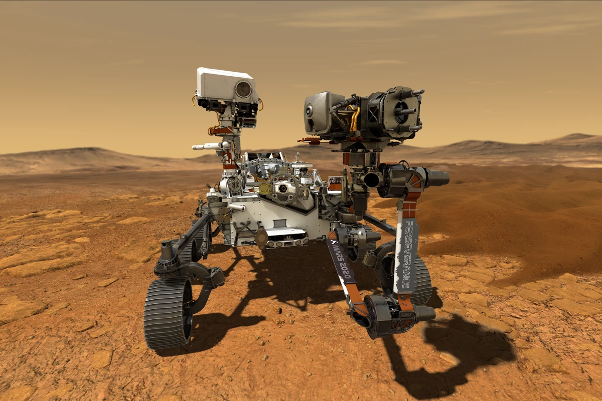 Artist's concept of the Perseverance rover, which has the Mars Oxygen In-Situ Resource Utilization Experiment aboard