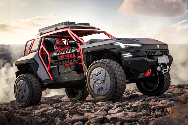 The Dongfeng M-Hunter is rumored to be slated for production, but we're not sure if it'll be street-legal or off-road-only