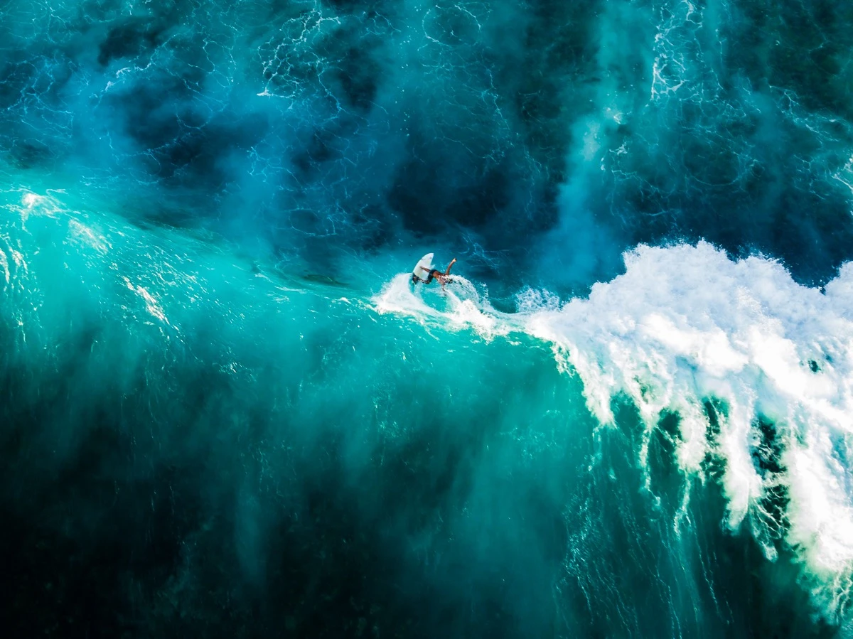 Sagi Roitfarb: Surfing in Nusa Lembongan, Bali, Indonesia - 1st Place in Sports, Amateur