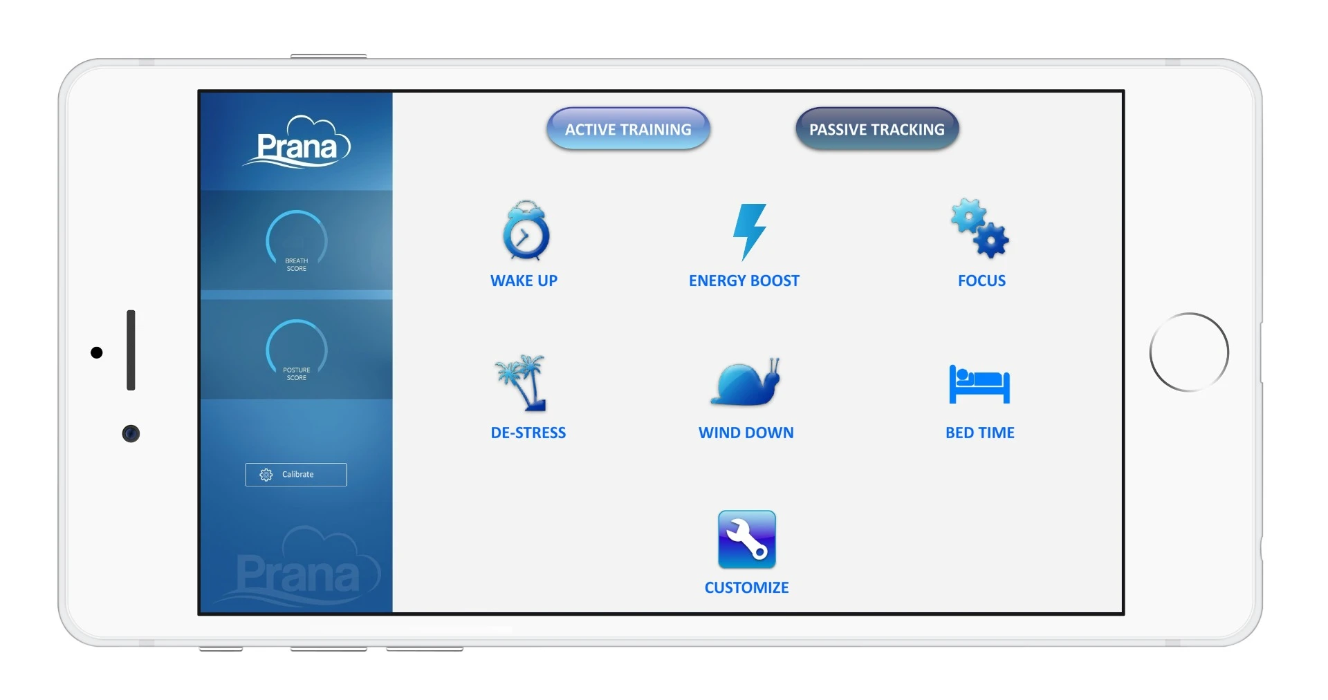 The Prana has an accompanying smartphone app for Android and iOS