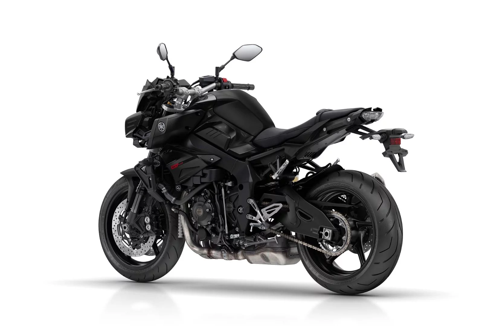 Yamaha MT-10: busy and angular design
