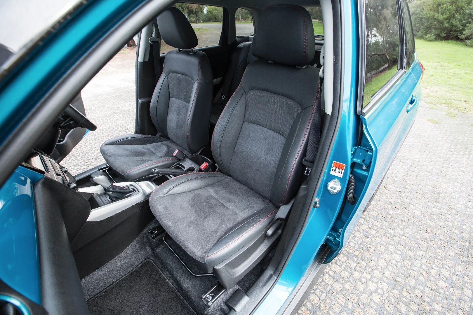 The seats in the Vitara Turbo are comfortable and nicely trimmed
