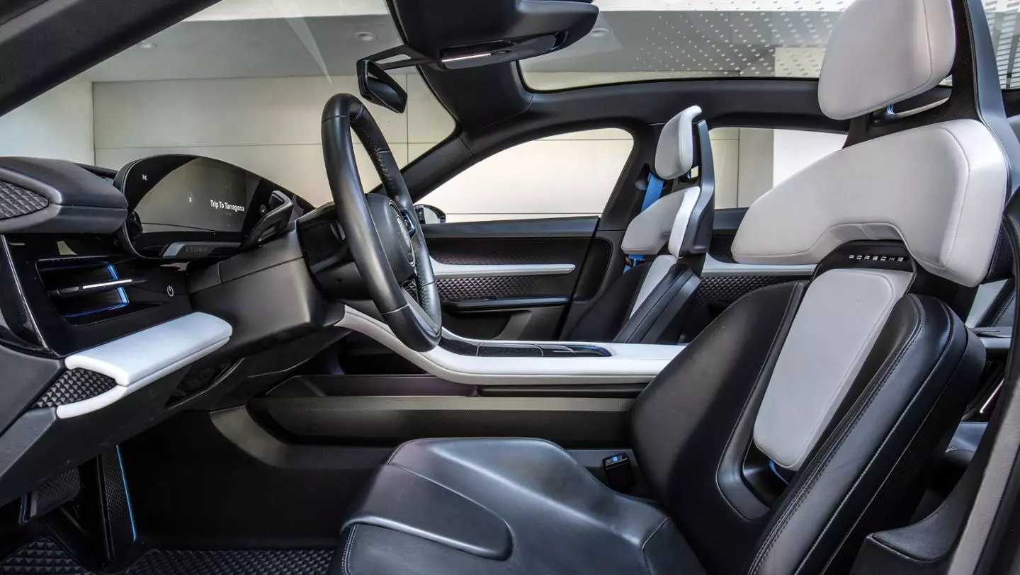 Inside the Porsche Mission E Cross Turismo concept