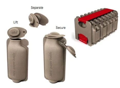 Brandimage's 360 Paper Water Bottle is an environmentally-friendly solution to using plastic bottles.