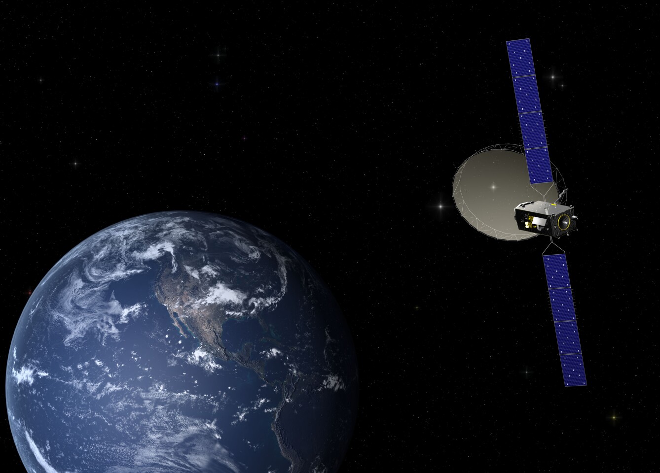 An advanced cooling system without moving parts is used on spacecraft, such as the Alphasat telecommunications satellite (Image: ESA/J. Huart)
