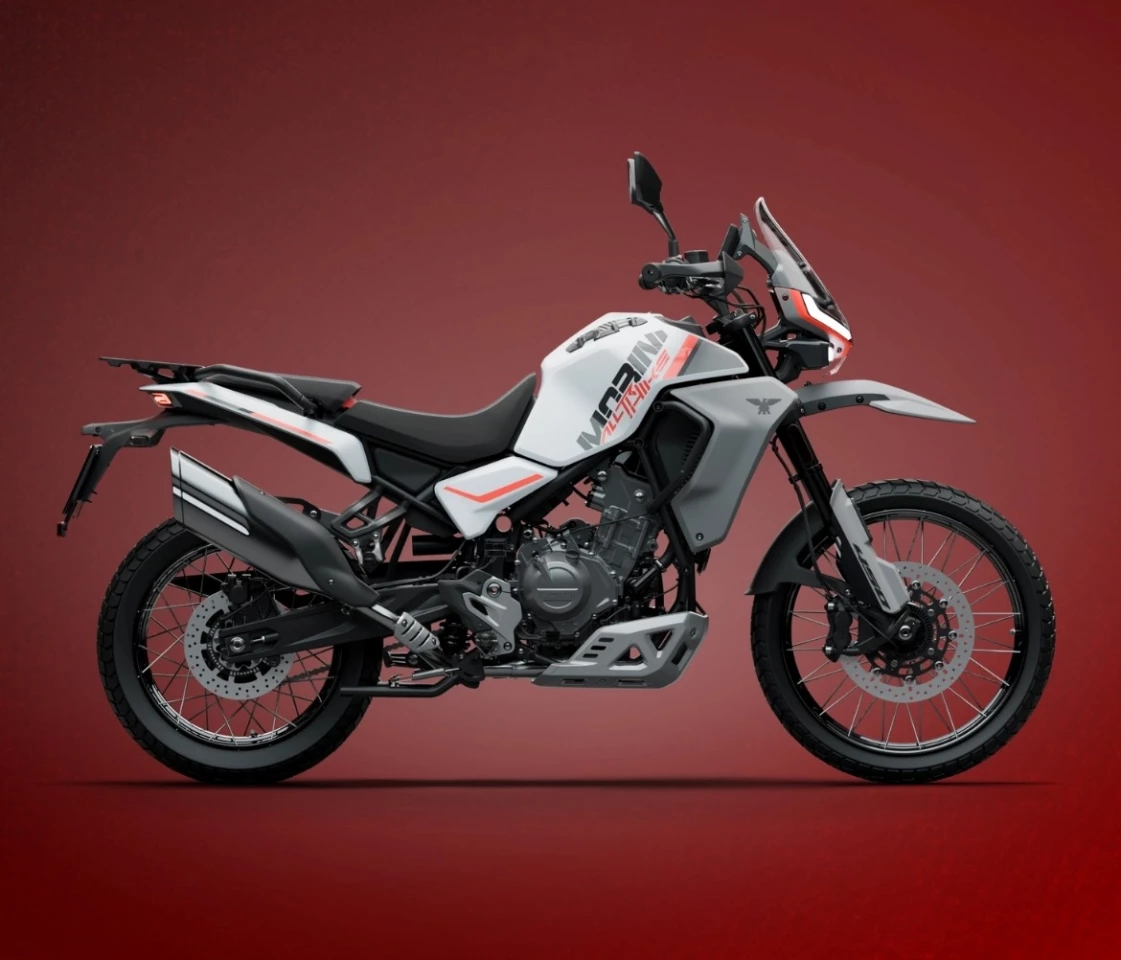 First teased at last year’s EICMA, the Alltrhike arrives as Moto Morini’s very first small-displacement off-road bike