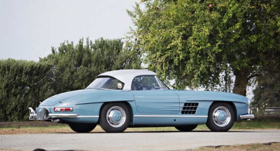 This 1959 Mercedes-Benz 300 SL Roadster has an estimated price of $1,250,000 to $1,500,000