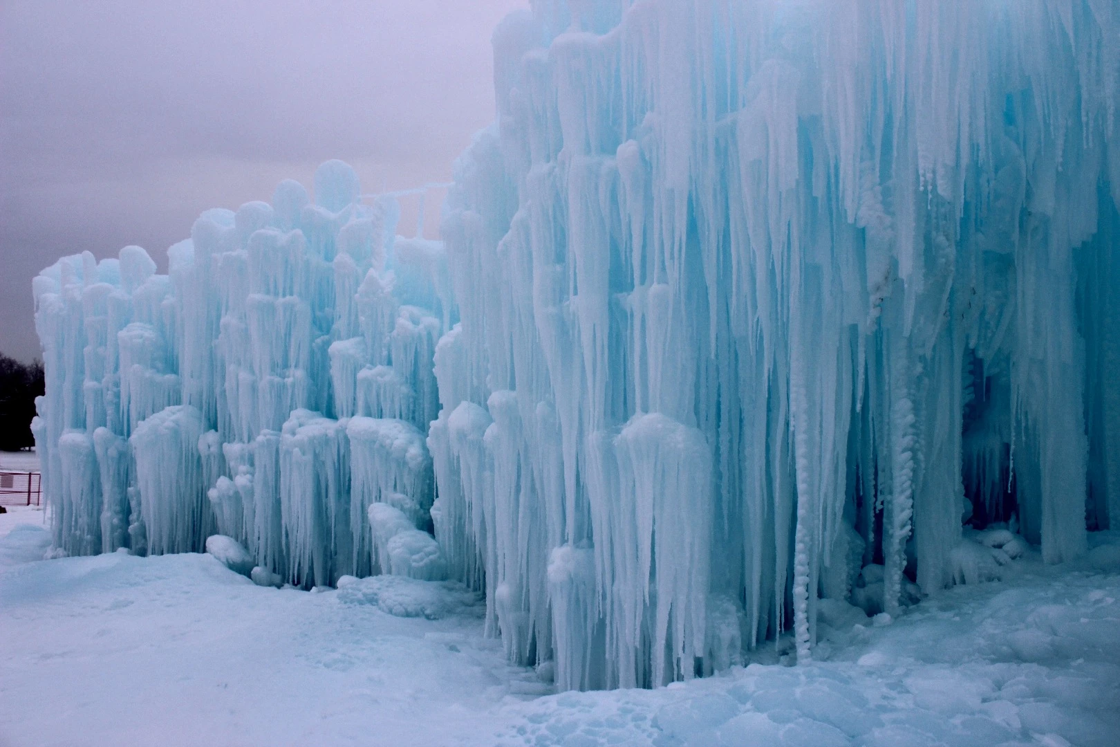 Details of the Edmonton Ice Castle