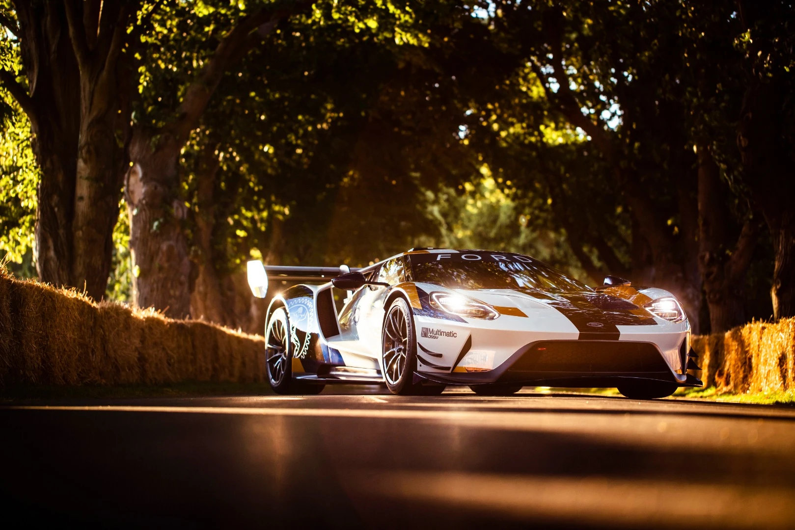Ford has fitted the GT Mk II with 19-inch forged aluminum wheels and Michelin Pilot Sport GT tires