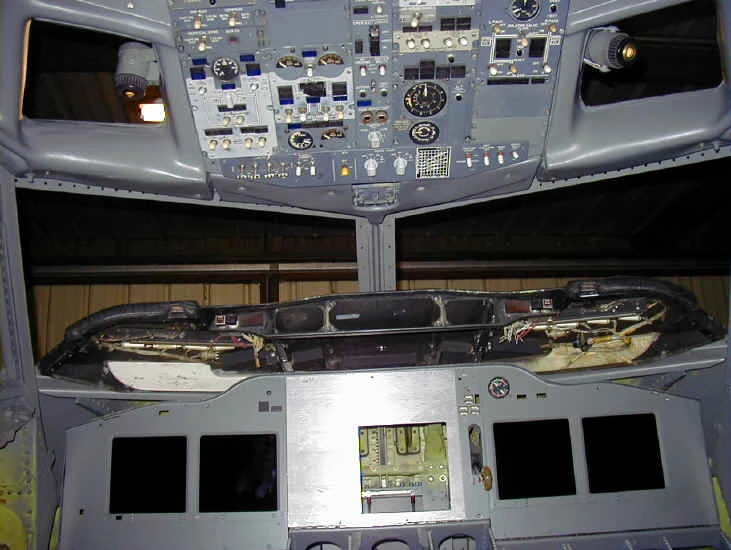 The overhead panel after installation