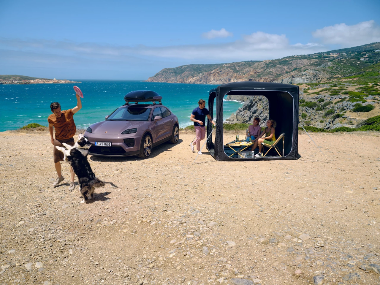 Porsche offers the Pavilion as an accessory for a host of models, including the Cayenne, Macan, Panamera and Taycan