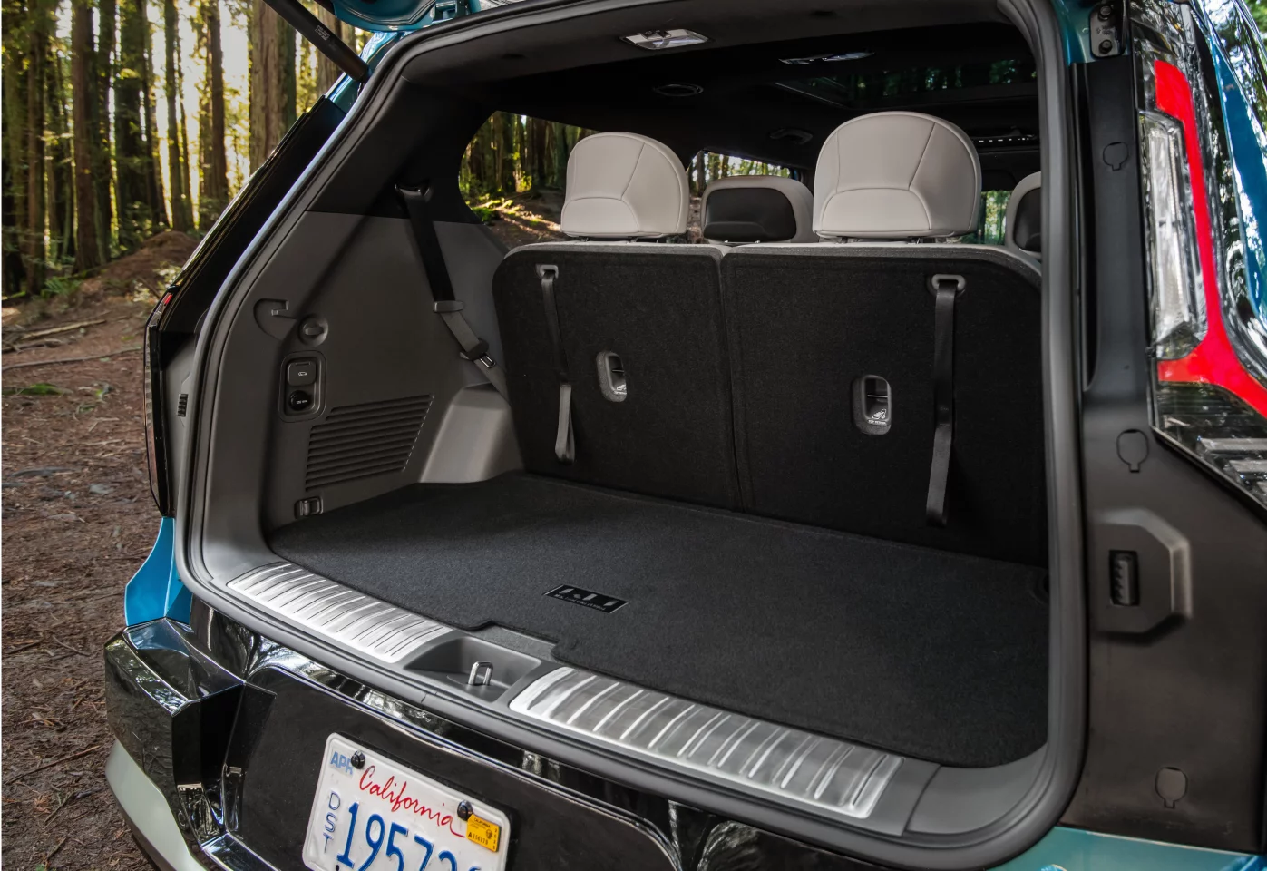 With that third row up, the 2024 EV9 still has a lot of cargo space left