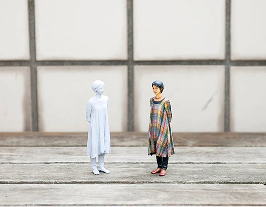 Otome 3D prints your life-like statuette in full color, with the option of changing details such as hair and clothing patterns