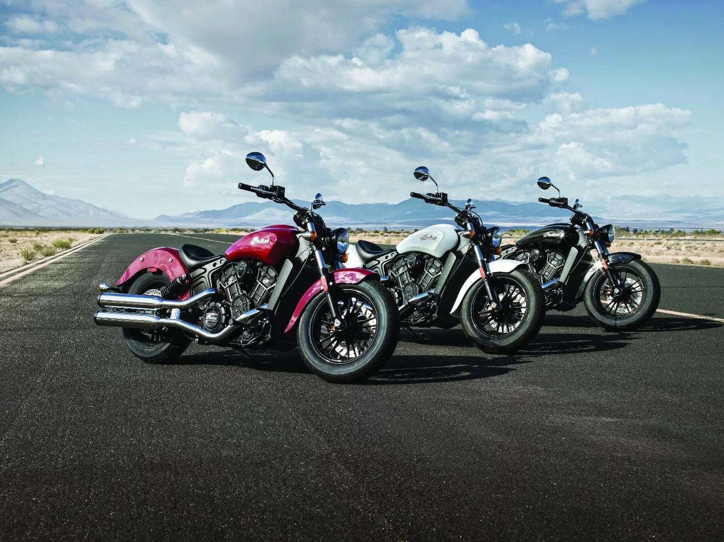 The 2016 Indian Scout Sixty will be available in three solid colors