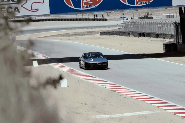 The Lucid Air has put in an impressive lap time at Laguna Seca, but when will it see production?