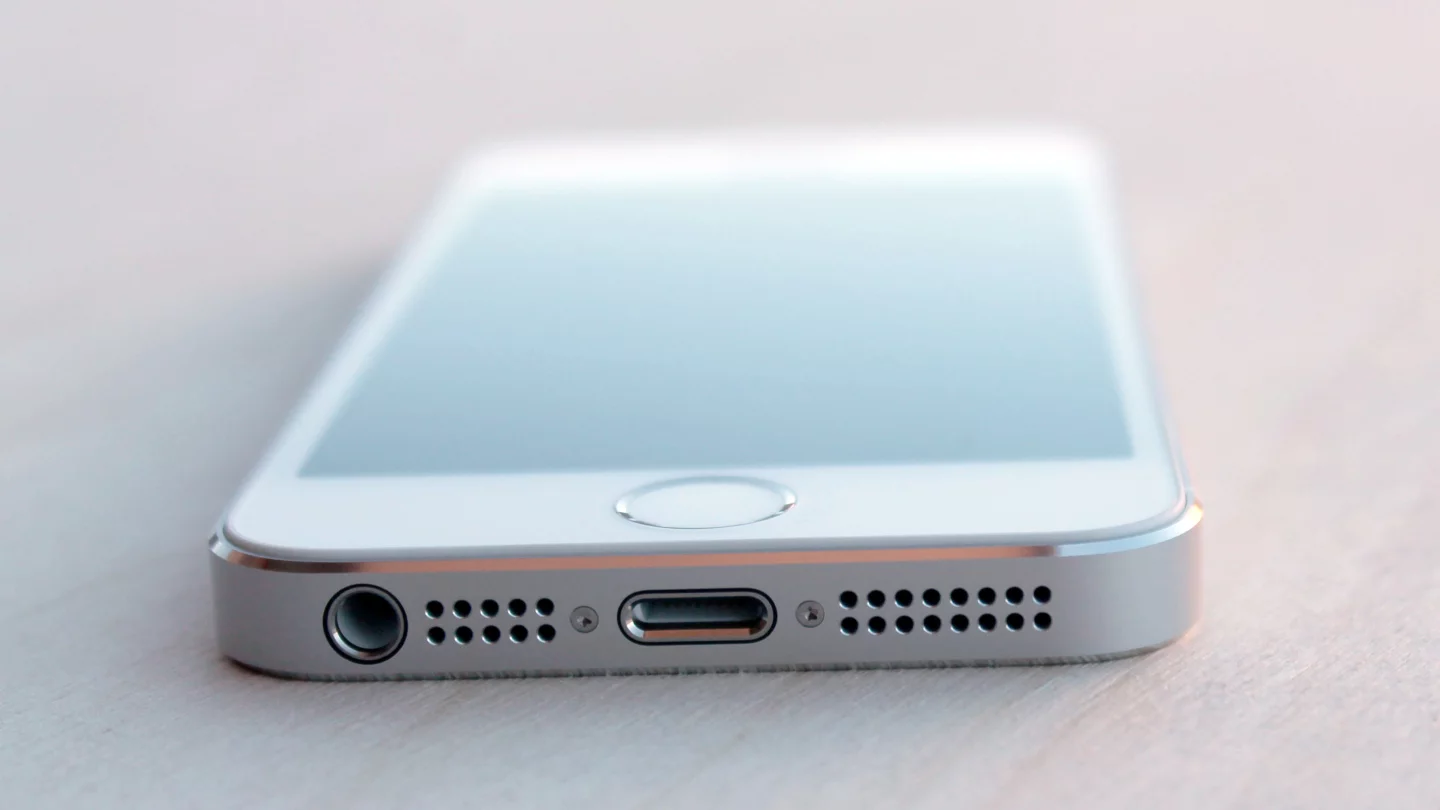 The 5s uses Apple's proprietary Lightning connector for charging and syncing