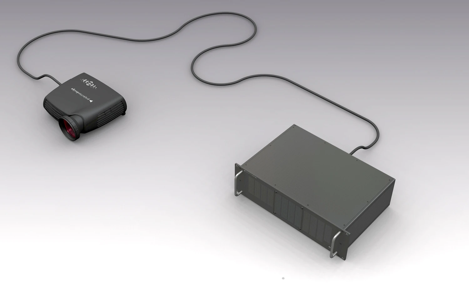 Projectiondesign's FR12 projector has a lamp that can be located up to 30m from the projector head, resulting in zero noise and heat at the viewing area and easier lamp replacements