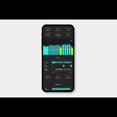 Form's mobile app displays detailed graphs and metrics from everything the Smart Swim 2 goggles meticulously track while you swim