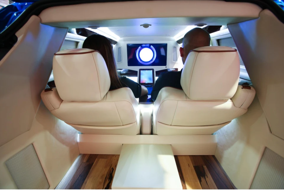 The Sienna Extreme is basically a home theater on wheels
