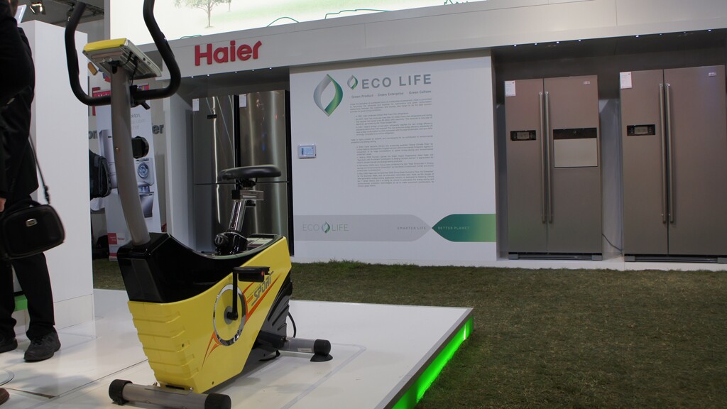 Haier Shows Human Powered Washing Machine Prototype