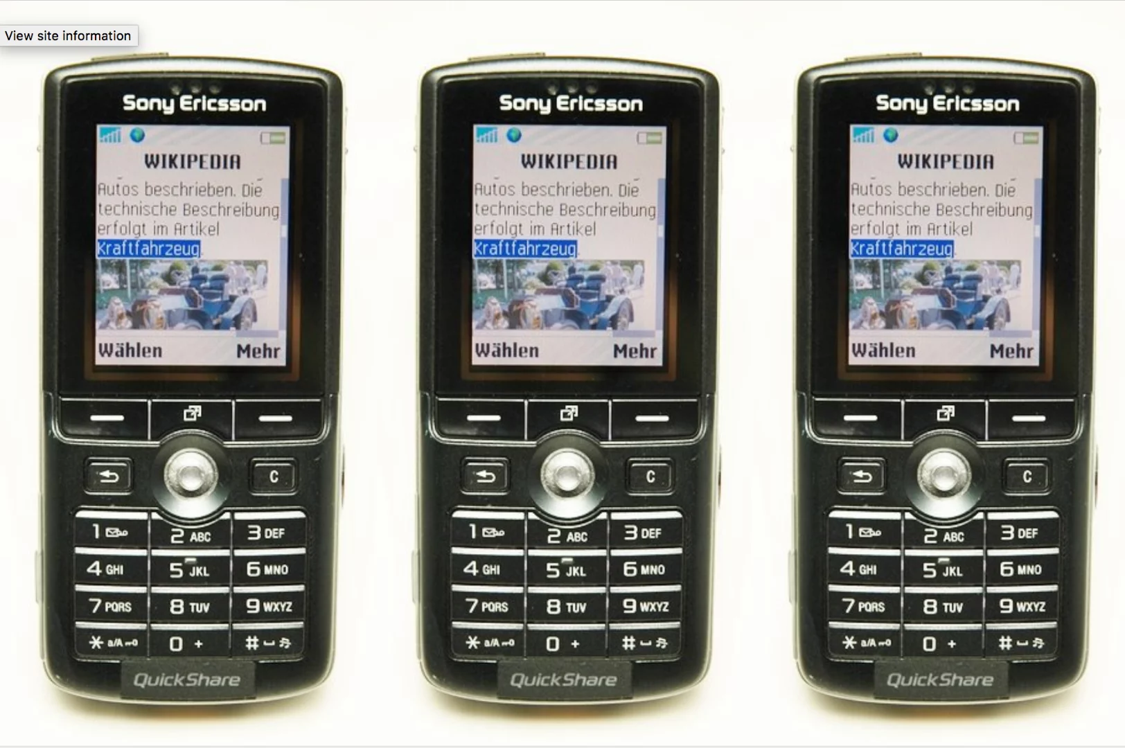 Sony Ericsson's K750i