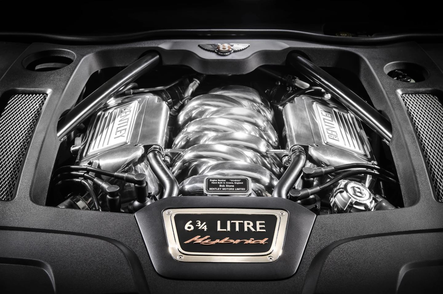 A look under the Mulsanne-based Hybrid Concept's hood