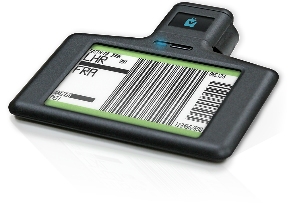 ViewTag's electronic baggage tag