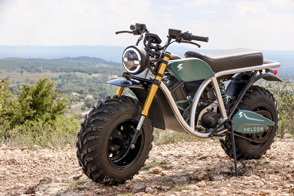 The Volcon Grunt is a practical, low-fuss electric farm bike with a name that fits its looks