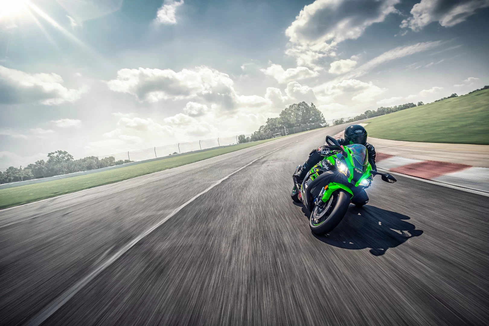 The 2019 Kawasaki ZX-10R in its natural habitat