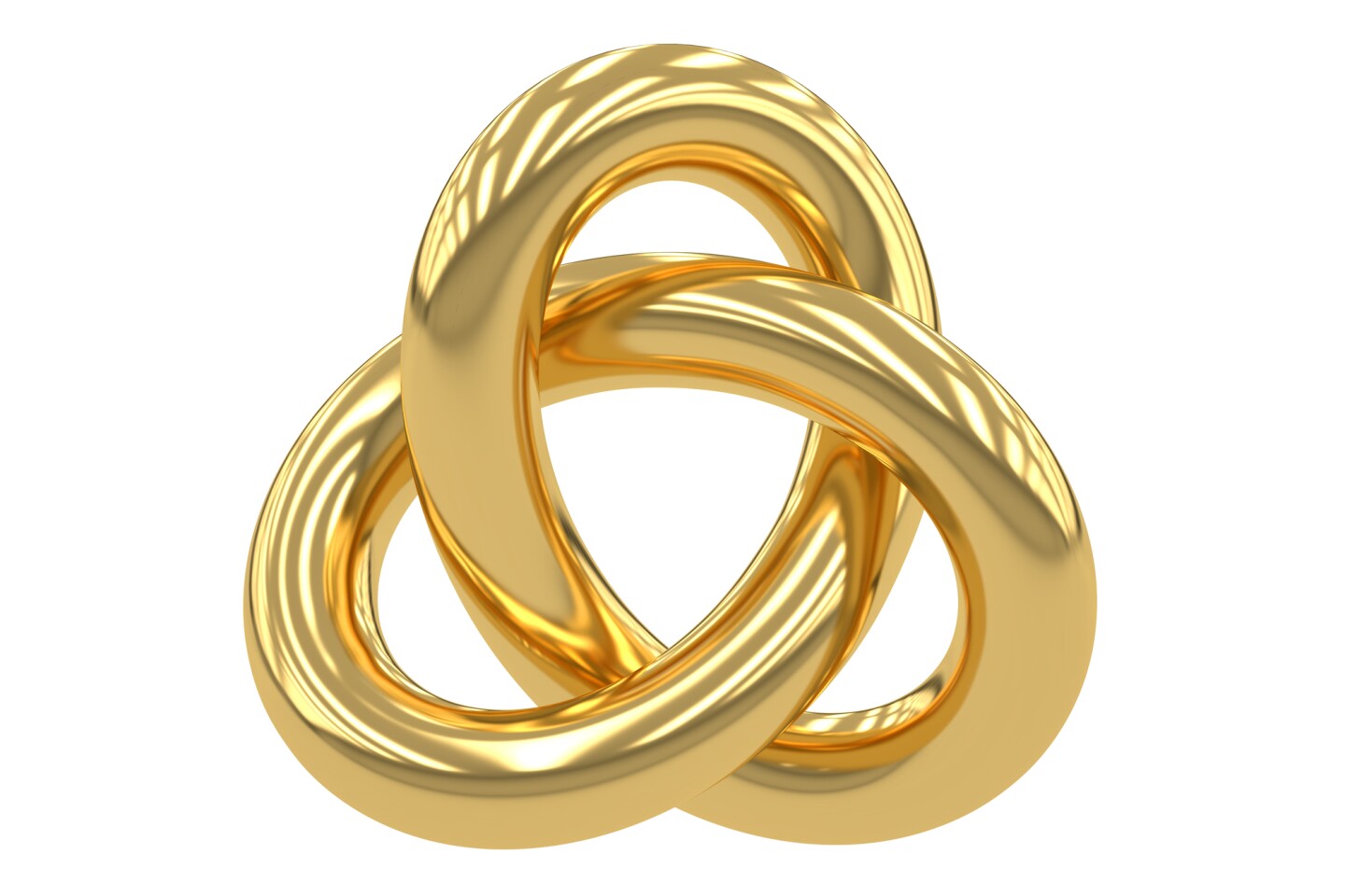 The new knot takes the basic structure of a trefoil knot (pictured)