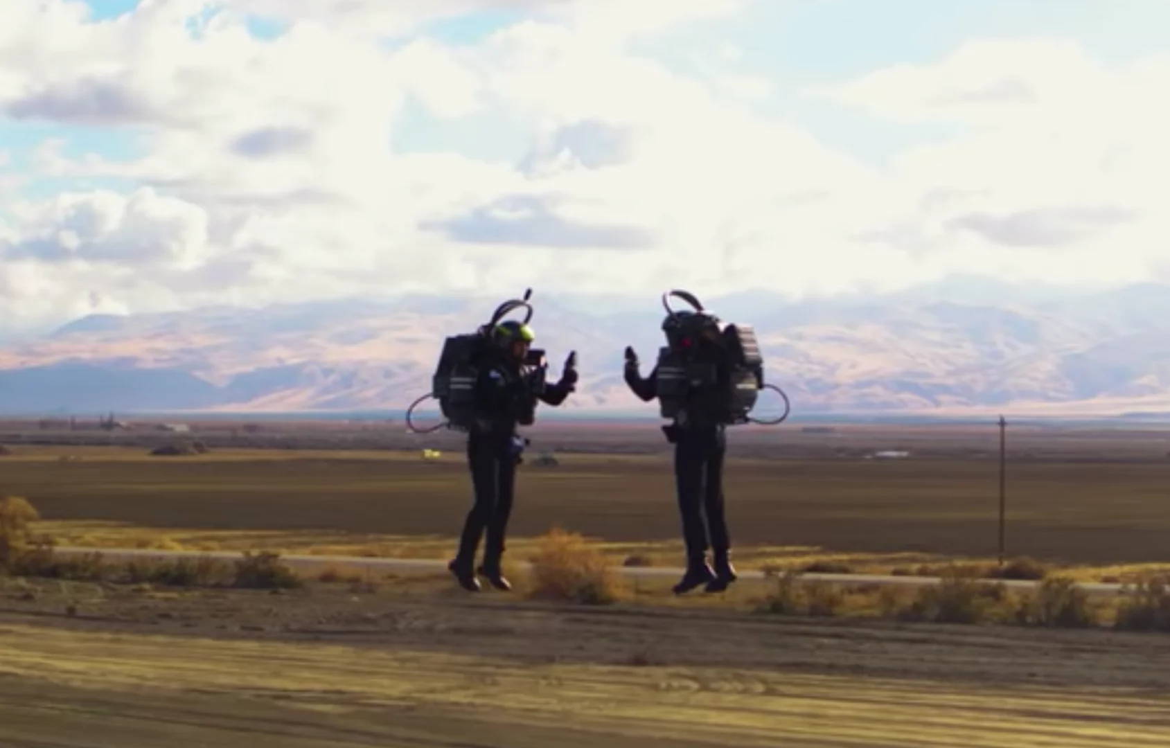 The JB-series jetpacks are now well and truly tested, and proven as safe to fly in close proximity to one another