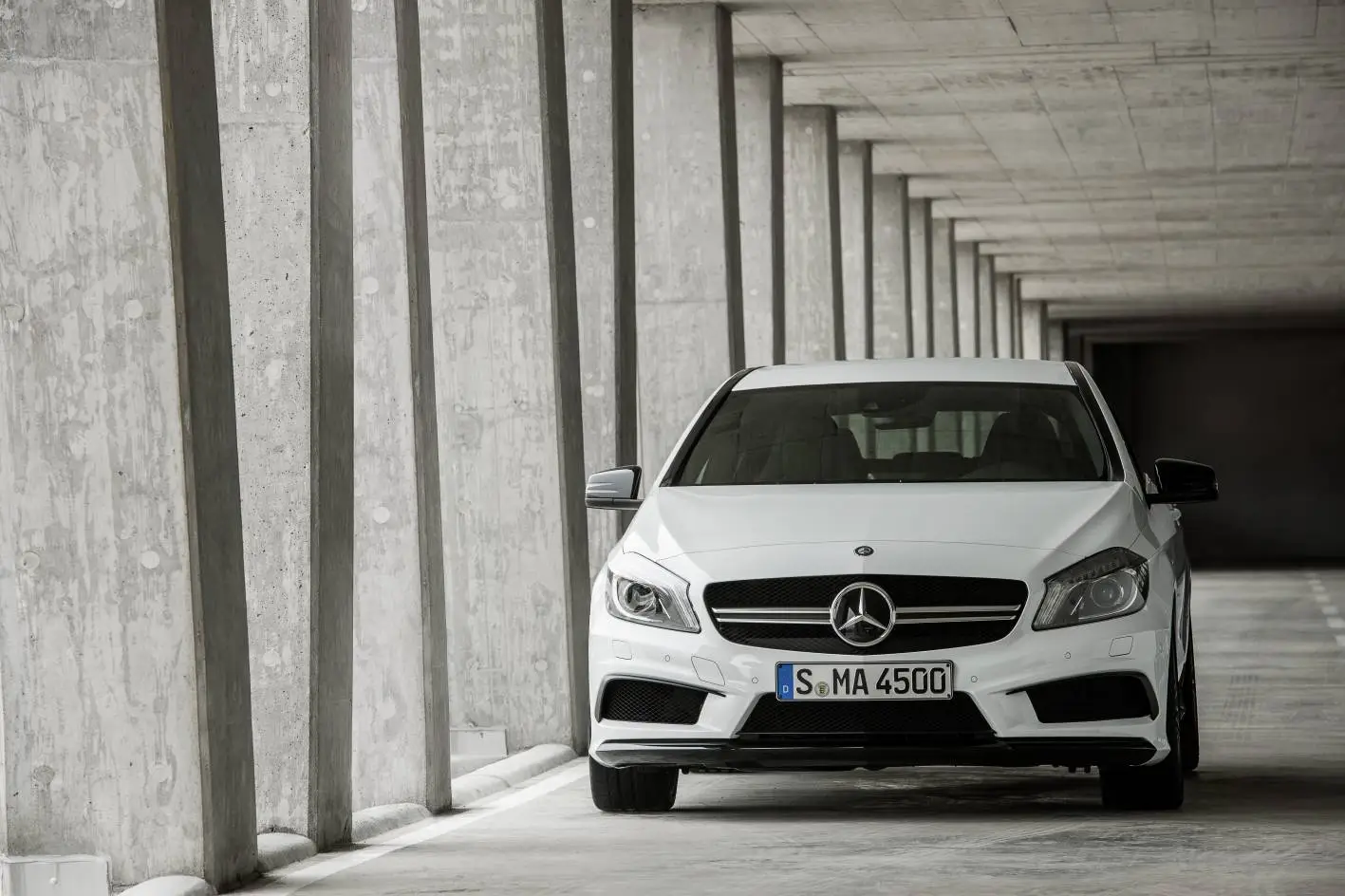The A 45 AMG front view
