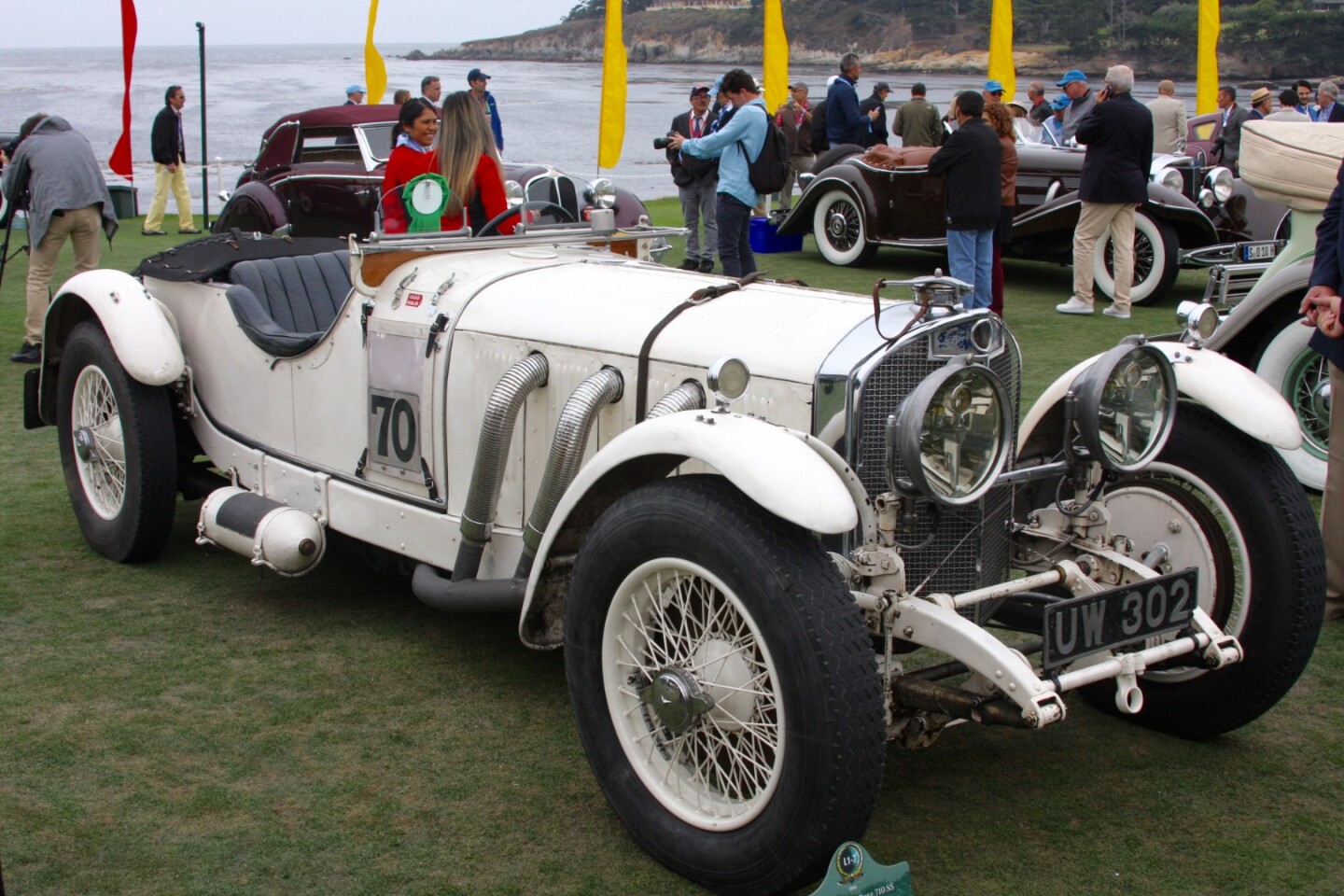 The winner of the Mercedes-Benz Star of Excellence Award and first in Class L1 (Prewar Preservation) was this 1929 Mercedes-Benz 710 SS Barker Tourer Race Car, owned by The Keller Collection at The Pyramids, Petaluma, California