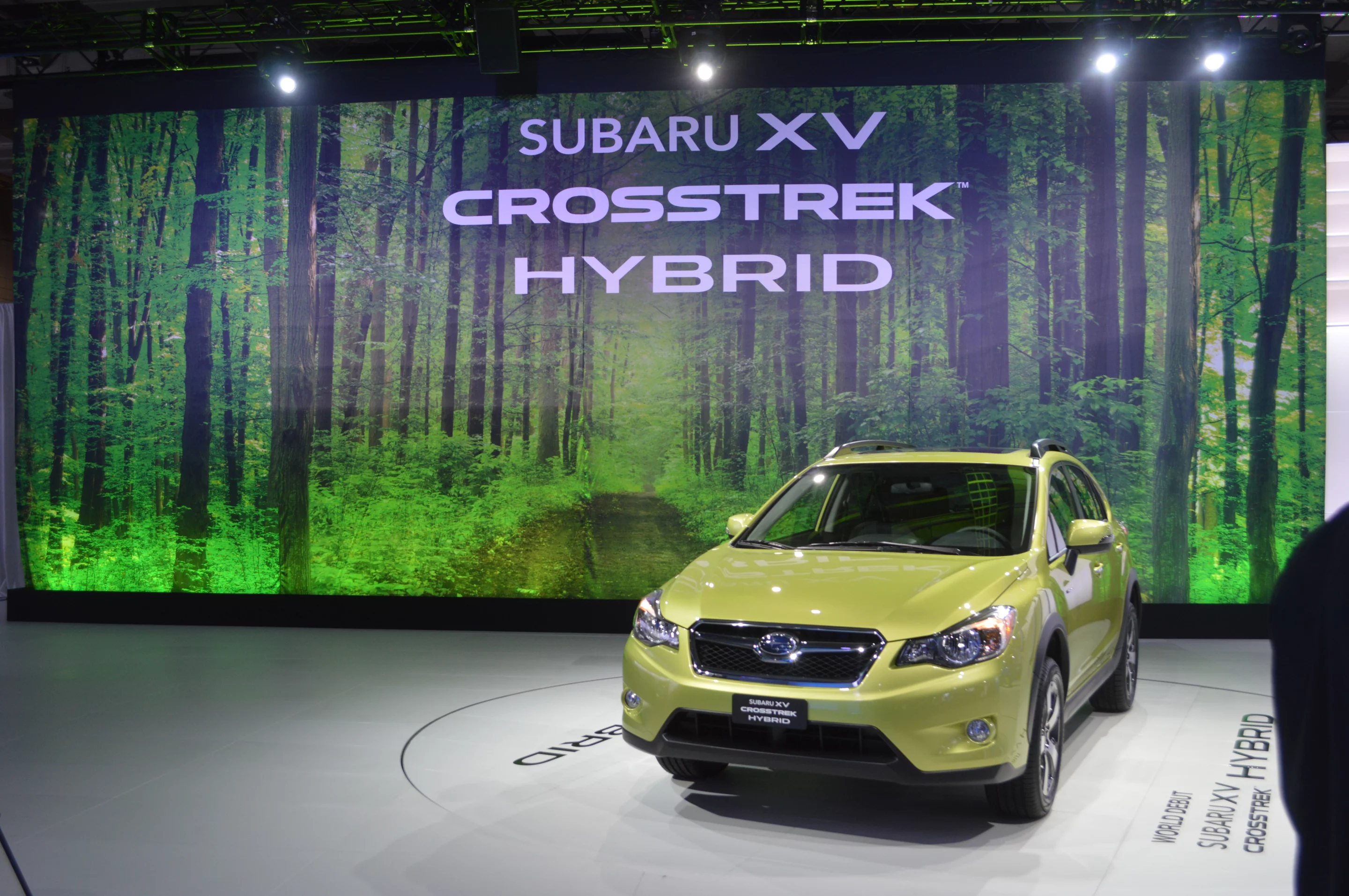 Subaru's first production hybrid debuts at the 2013 NY International Auto Show