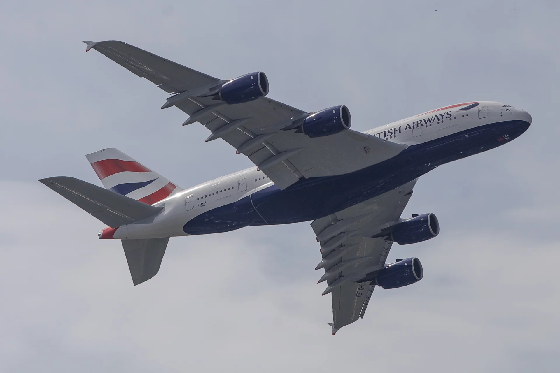 Airbus A380 in British Airways livery (Photo: Noel McKeegan/Gizmag)