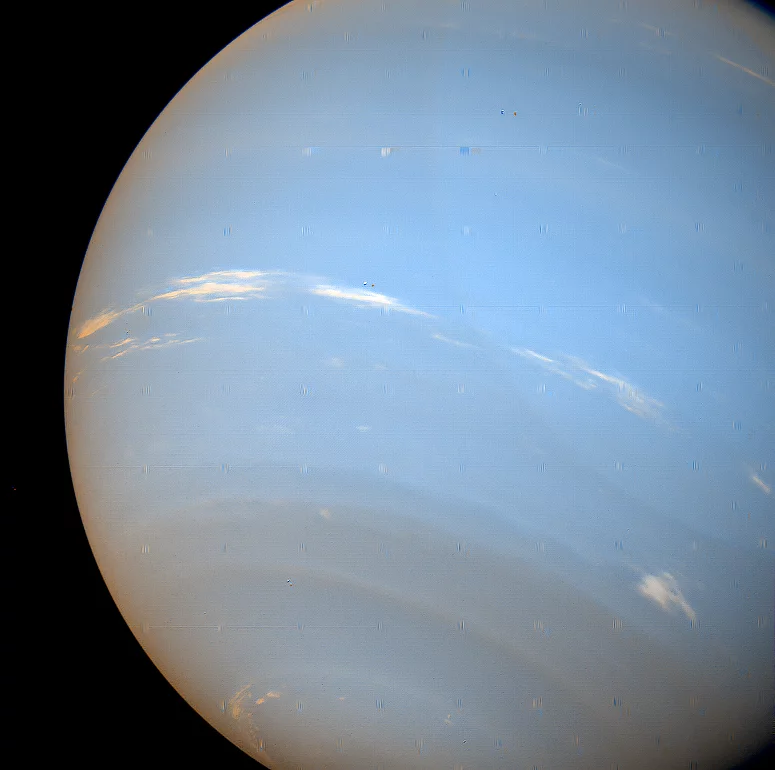 Neptune in 1989 by Voyager 2