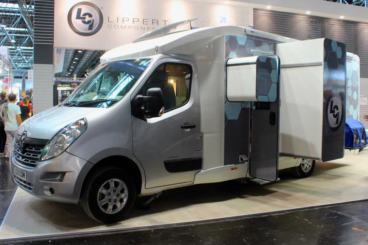 The Lippert slide-out motorhome concept pops to life