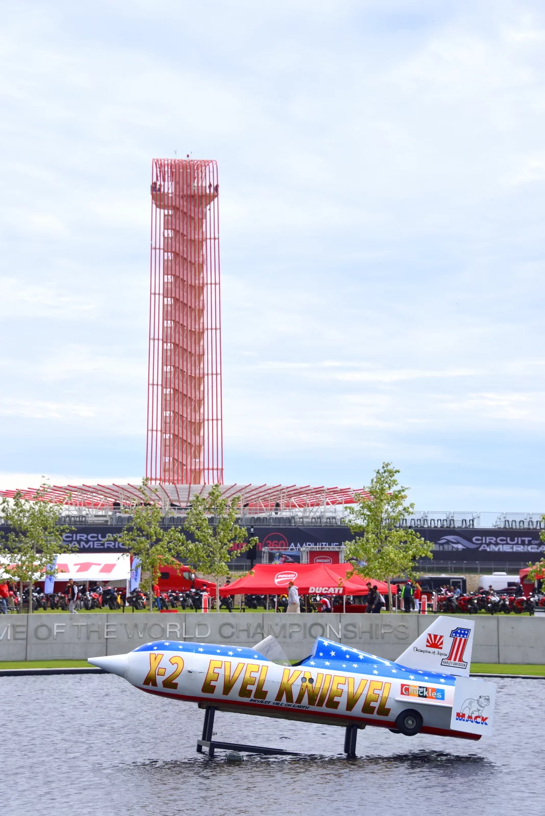 X2 Skycycle on display at Circuit of the Americas, Austin, Texas (Photo: Vicki Smith/Gizmag.com)