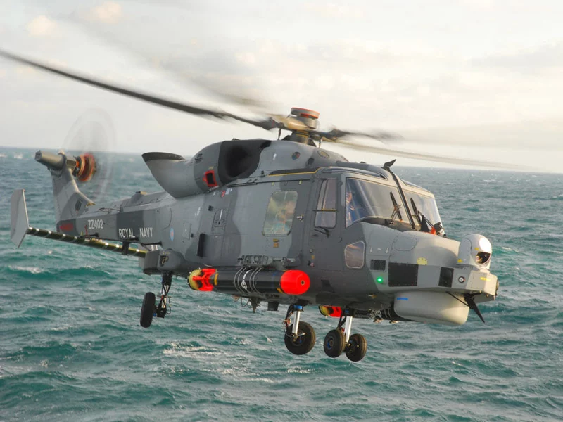 The Lynx Wildcat (AW 159) completes 20 days of sea trials aboard the frigate HMS Iron Duke (Images: Ministry of Defence)