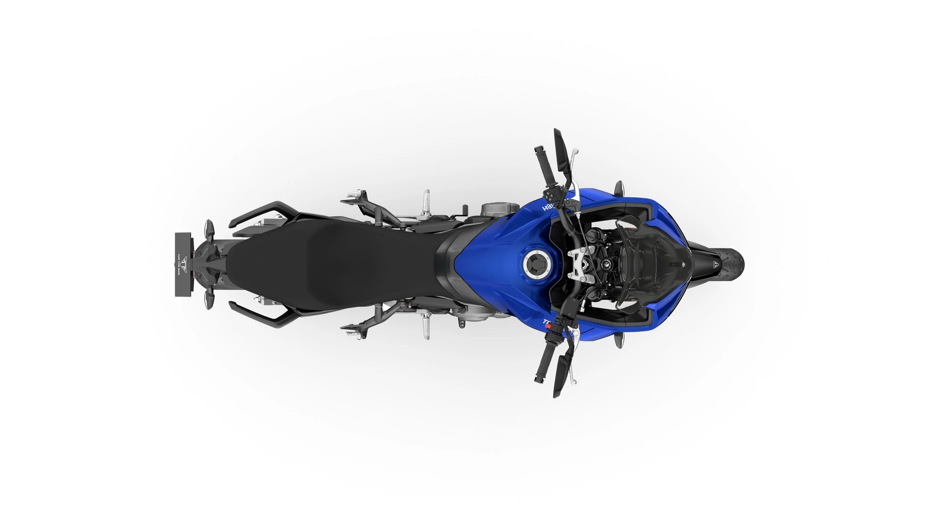 The 2022 Triumph Tiger Sport 660 combines a slim waist with effective aerodynamic protection from the front fairing