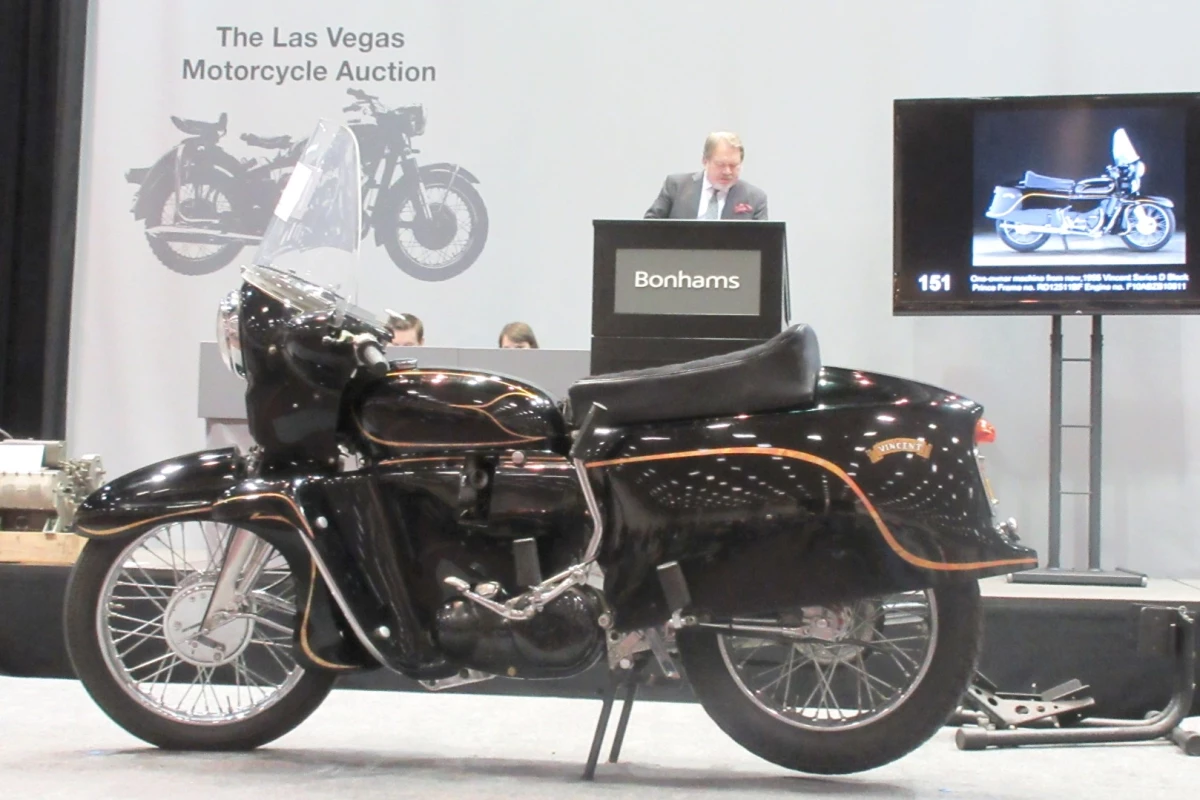 Vincents Dominate 2016 Las Vegas Motorcycle Auctions Detailed Report Las Vegas Motorcycle Auctions