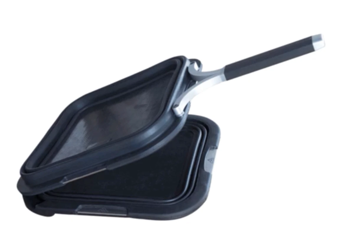 The Morphcooker can be adjusted into several modes, from a stove, to a grill or even a pot that holds water