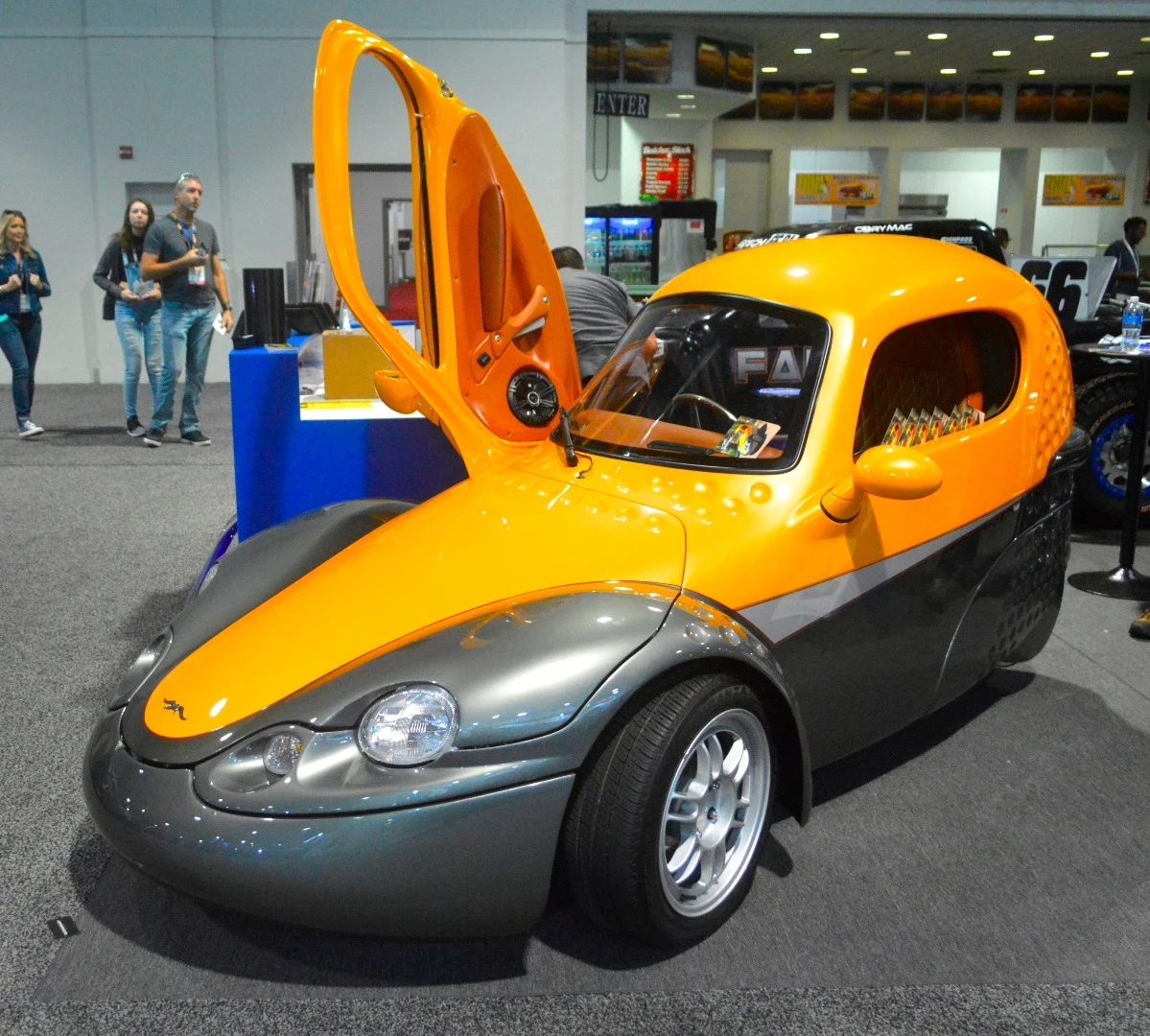 Corbin Sparrow electric three-wheeler