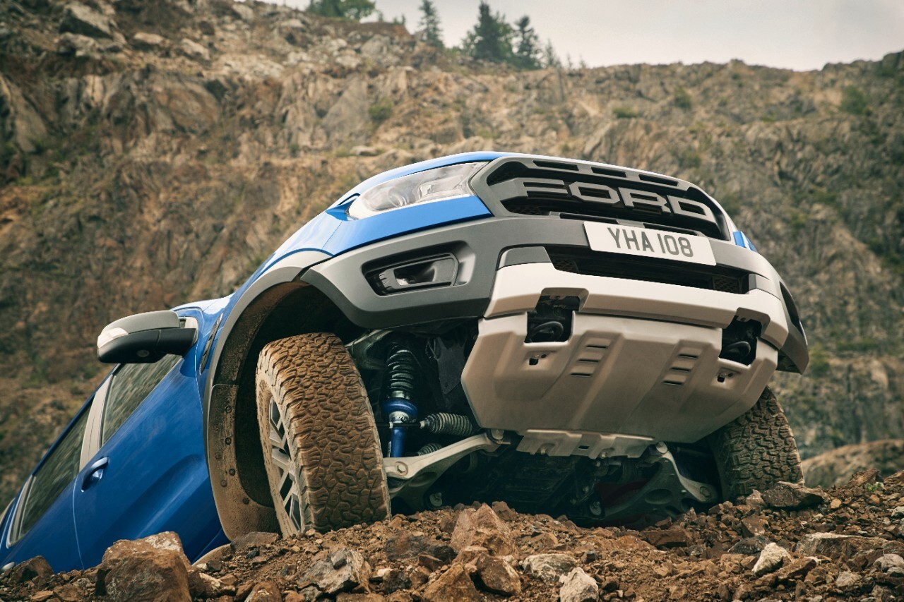 Ford Ranger Raptor: beefed-up body for harsh off-roading