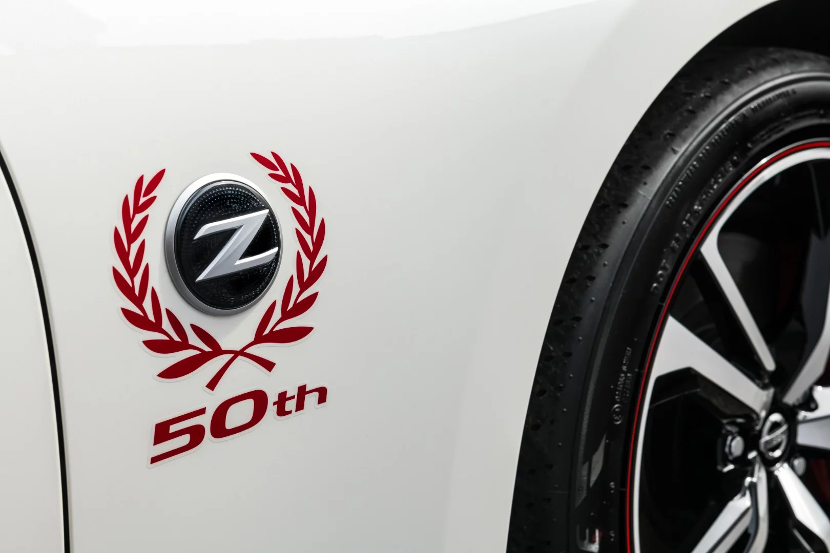 A 50th Anniversary badge on the car and accents for the interior also denote this special edition for the 370Z